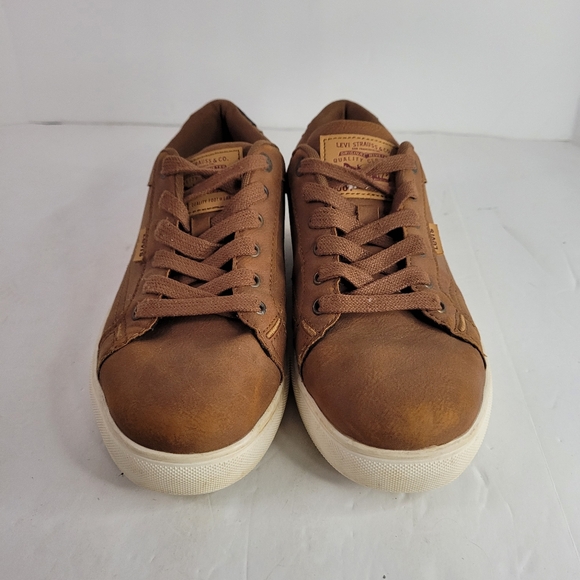 Levi's 501 Brown Sneakers Men's Size 7.5 - Picture 2 of 8